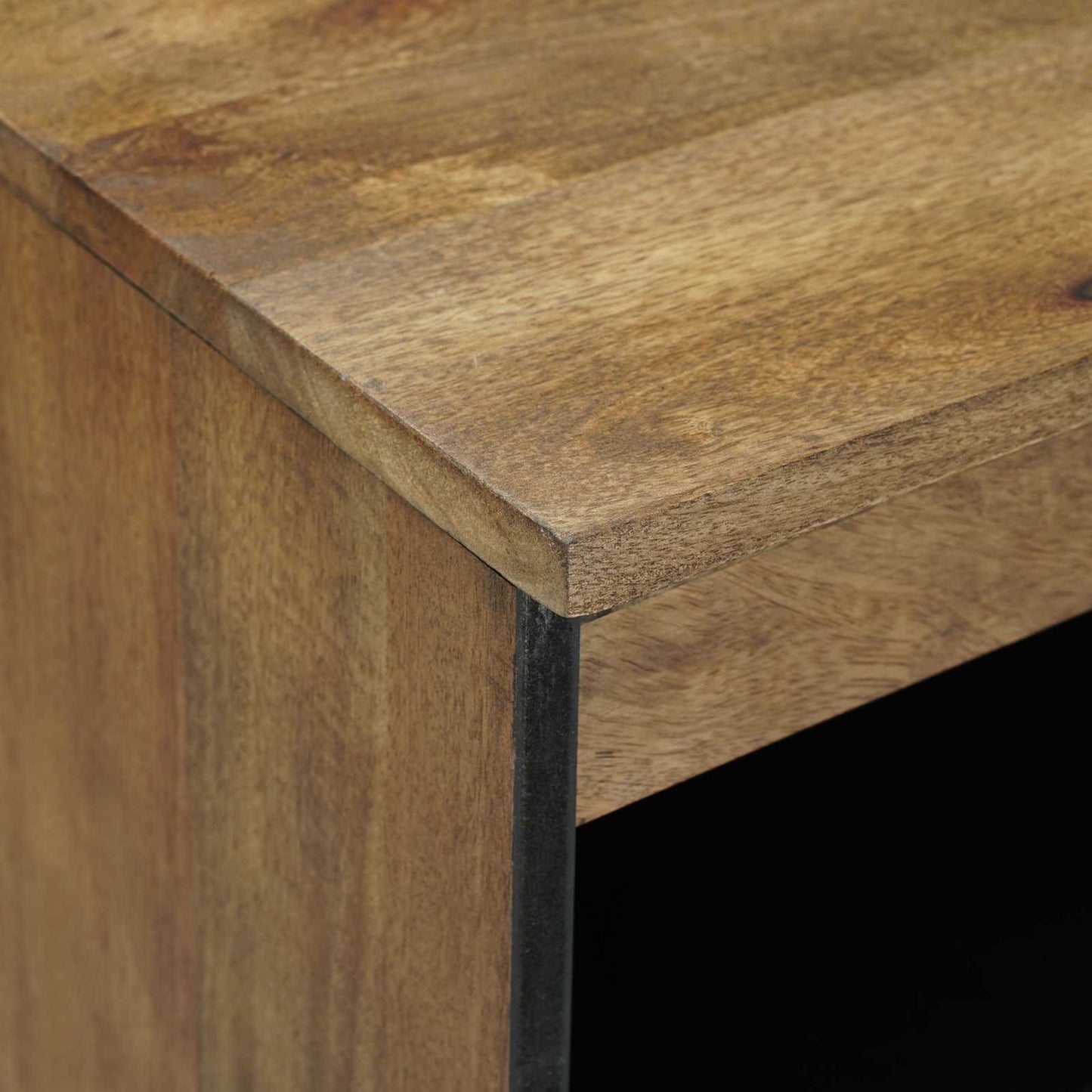 vidaXL Πλαϊνό γραφείο Καφέ 60 x 33,5 x 75 εκ. Στερεό ξύλο μάνγκο