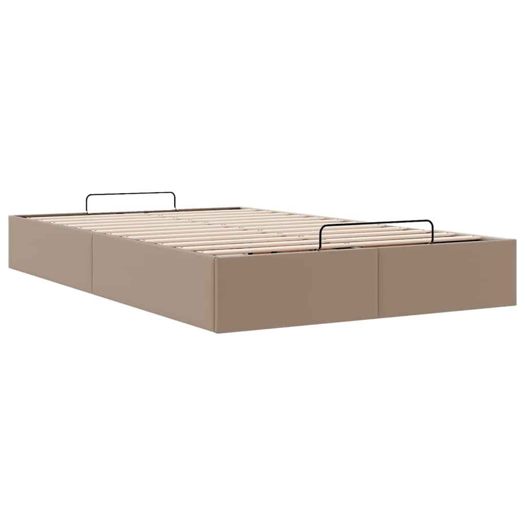 vidaXL Οθωμανικό κρεβάτι χωρίς στρώμα Cappucino 80x200 cm Faux Leather