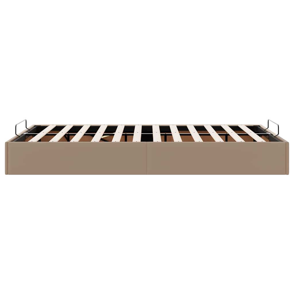 vidaXL Οθωμανικό κρεβάτι χωρίς στρώμα Cappucino 80x200 cm Faux Leather