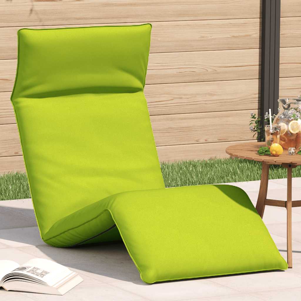 vidaXL Ξαπλώστρα Πτυσσόμενη Ανοιχτό Πράσινο 175x54x8,5 εκ. από Ύφασμα Oxford