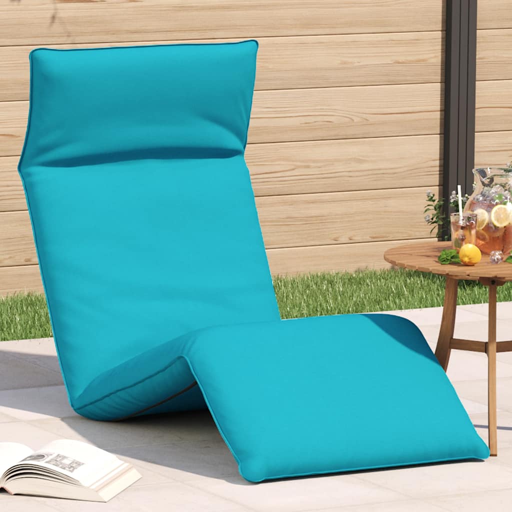 vidaXL Ξαπλώστρα Πτυσσόμενη Τυρκουάζ 175x54x8,5 εκ. από Ύφασμα Oxford