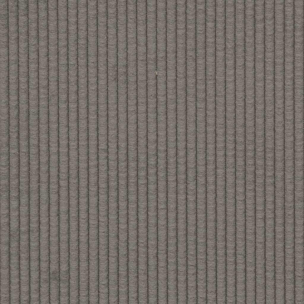 vidaXL Καναπές-καρέκλα με μπράτσα ανοιχτό γκρι από ύφασμα Corduroy