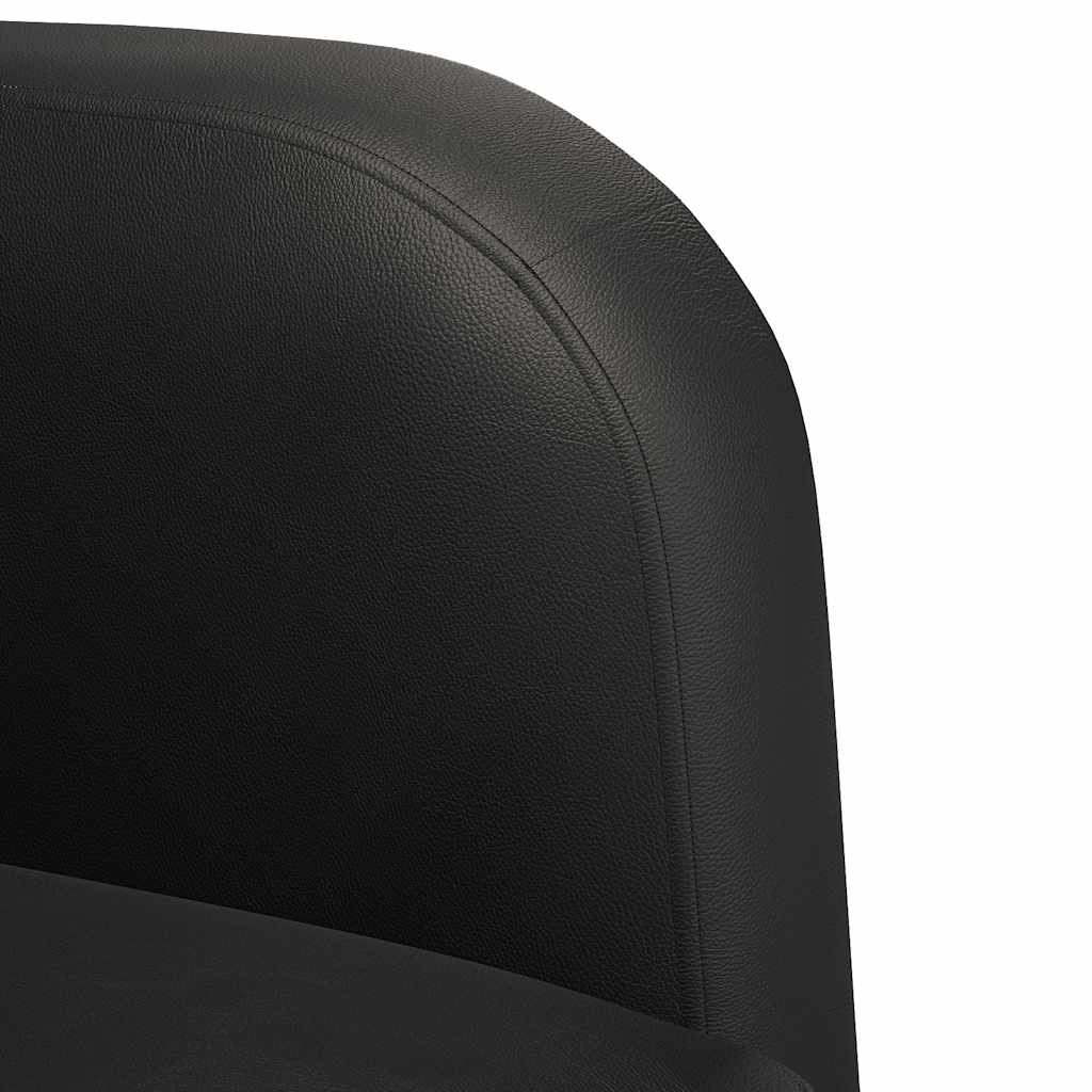 vidaXL Καναπές-καρέκλα με μπράτσα Μαύρο 54 cm Faux Leather
