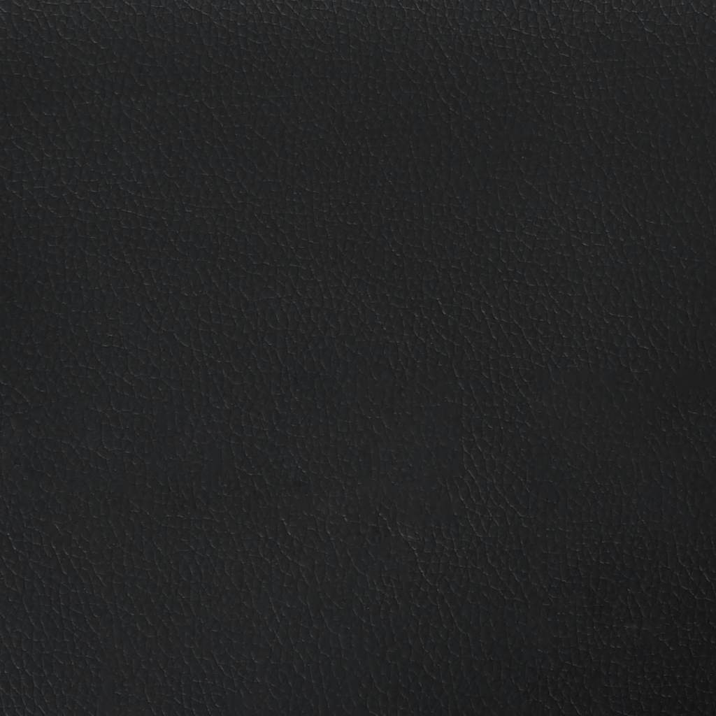 vidaXL καναπές Loveseat Μαύρο 110 cm Faux Leather