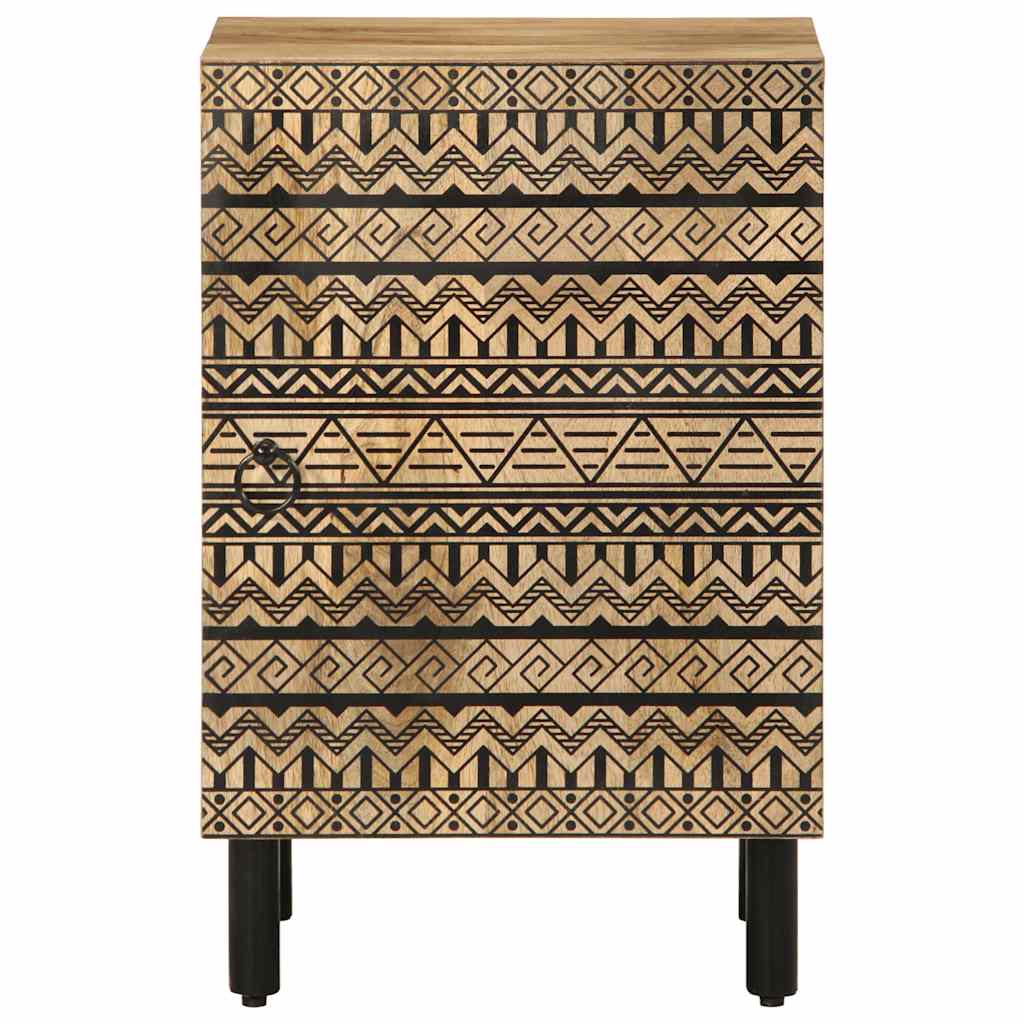 vidaXL Ντουλάπι Μπάνιου 38x33,5x58 εκ. από Μασίφ Ξύλο Μάνγκο