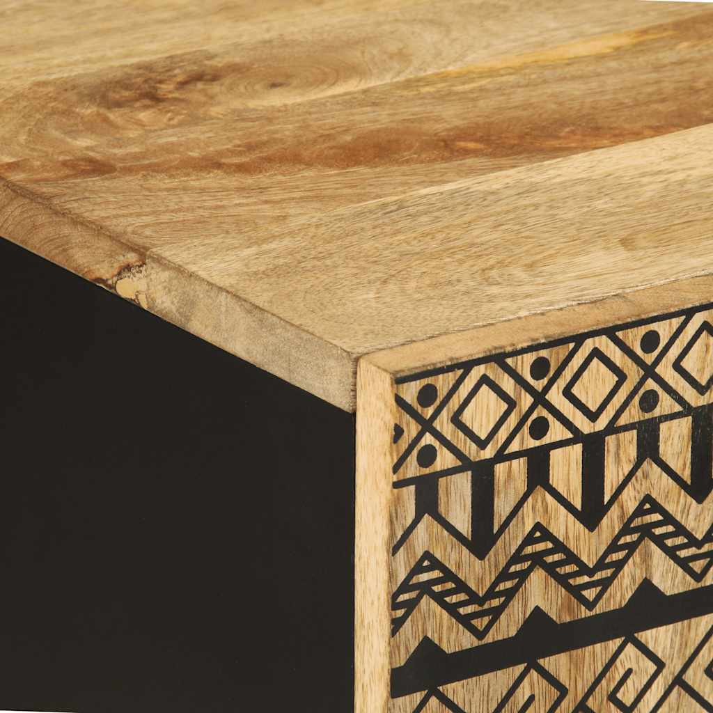 vidaXL Ντουλάπι Μπάνιου 38x33,5x58 εκ. από Μασίφ Ξύλο Μάνγκο