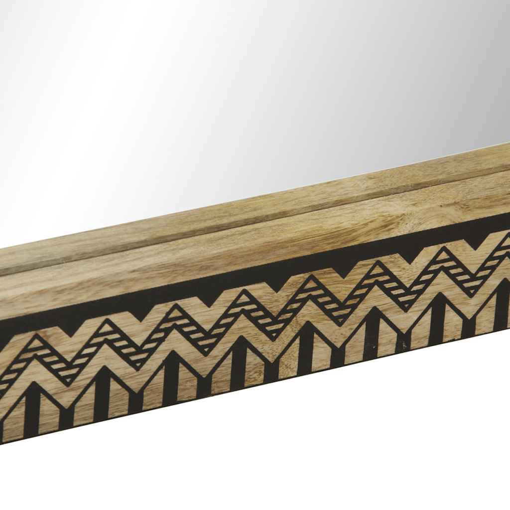 vidaXL Καθρέφτης Μπάνιου 50x70 εκ. από Μασίφ Ξύλο Μάνγκο/Γυαλί