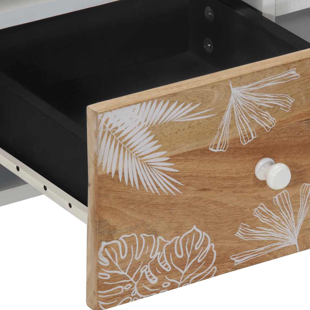 ντουλάπι τηλεόρασης vidaXL 100x33,5x46 cm μασίφ ξύλο Mango