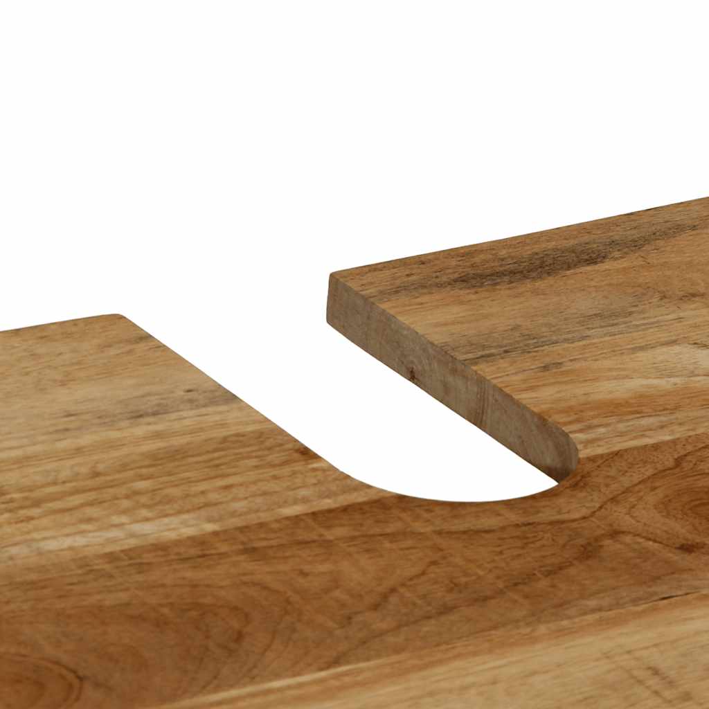 vidaXL Ντουλάπι Μπάνιου 62 x 33 x 58 εκ. από Μασίφ Ξύλο Μάνγκο