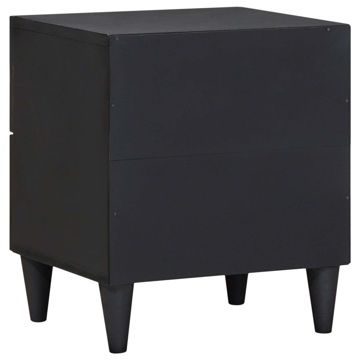 vidaXL Κομοδίνο 2 pcs Καφέ 40 x 33,5 x 46 εκ Στερεό ξύλο μάνγκο