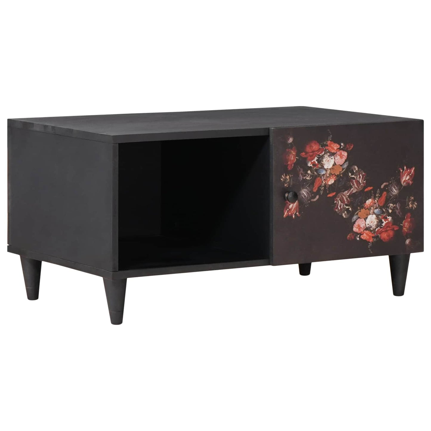 vidaXL Τραπεζάκι σαλονιού Πολύχρωμο 80 x 50 x 40 cm Στερεό ξύλο μάνγκο