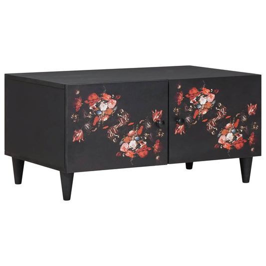 vidaXL Τραπεζάκι σαλονιού Πολύχρωμο 80 x 50 x 40 cm Στερεό ξύλο μάνγκο