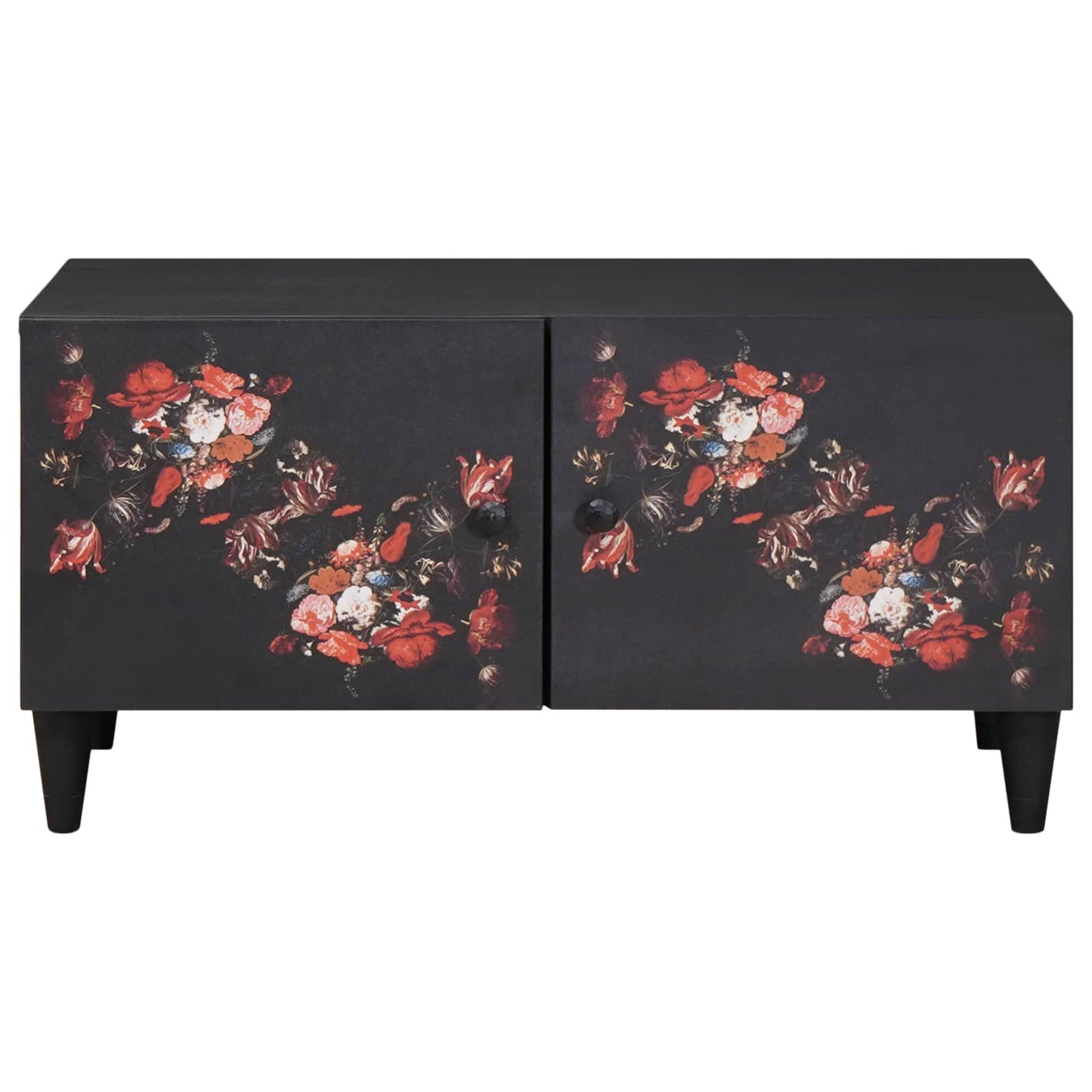 vidaXL Τραπεζάκι σαλονιού Πολύχρωμο 80 x 50 x 40 cm Στερεό ξύλο μάνγκο