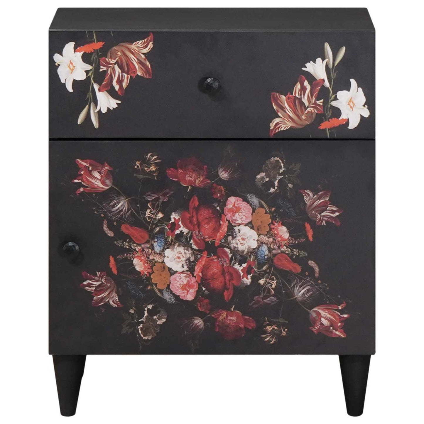 vidaXL Κομοδίνο Πολύχρωμο 50 x 33 x 60 εκ Στερεό ξύλο μάνγκο