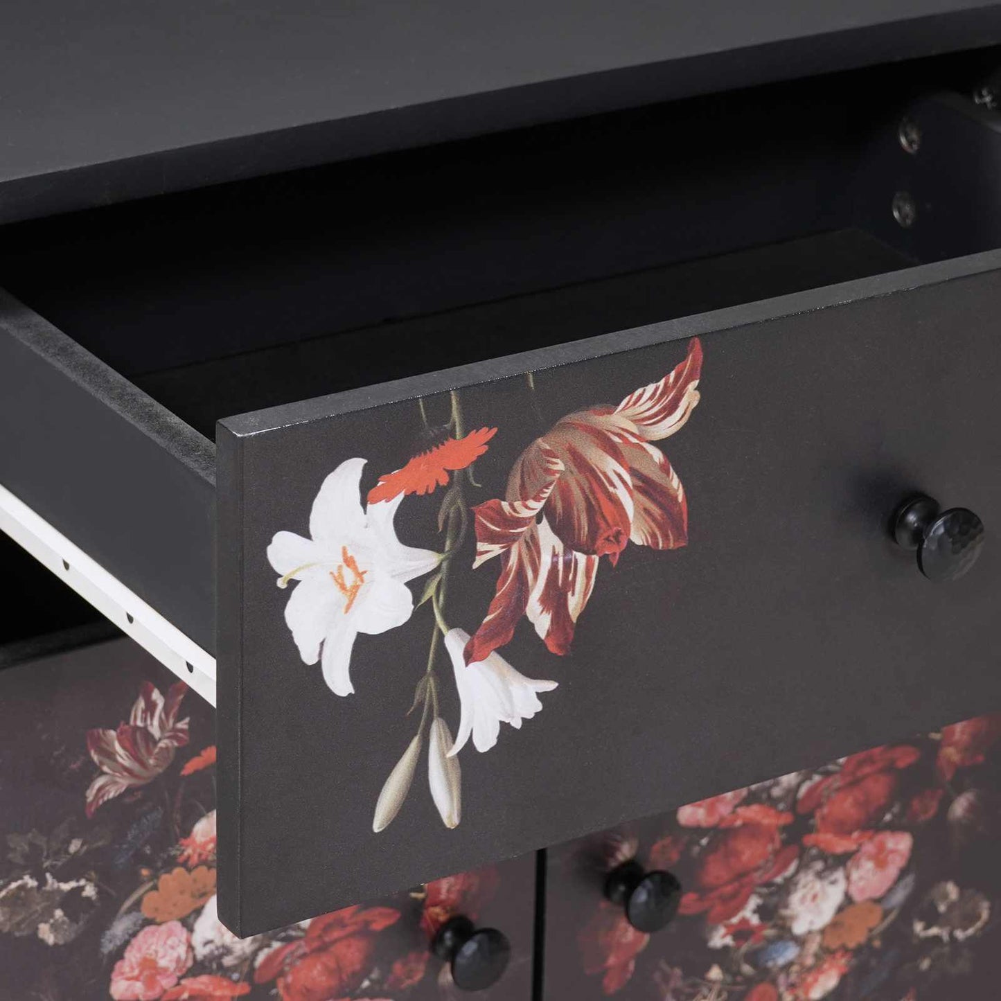 vidaXL Κομοδίνο Πολύχρωμο 50 x 33 x 60 εκ Στερεό ξύλο μάνγκο