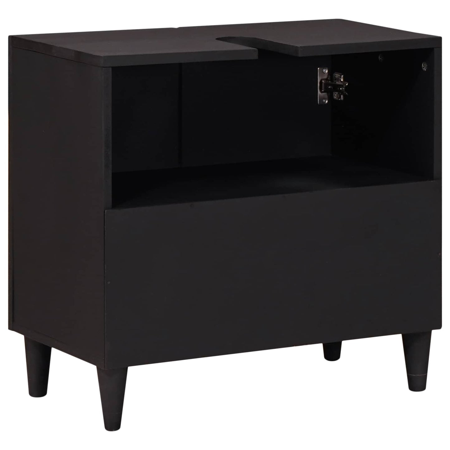 vidaXL Ντουλάπι νιπτήρα Πολύχρωμο 62 x 33 x 58 εκ. Στερεό ξύλο μάνγκο