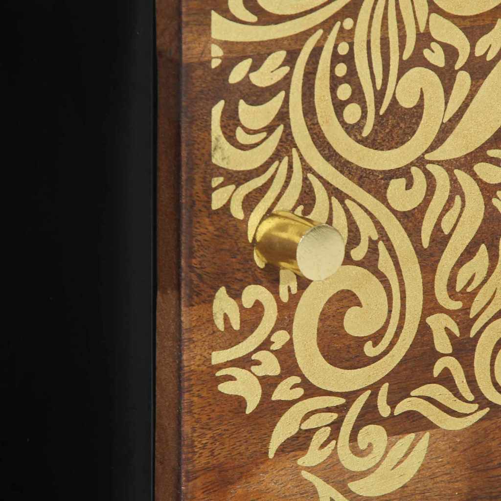 vidaXL Τραπεζάκι σαλονιού καφέ μελί 80 x 50 x 40 cm Μασίφ ξύλο μάνγκο