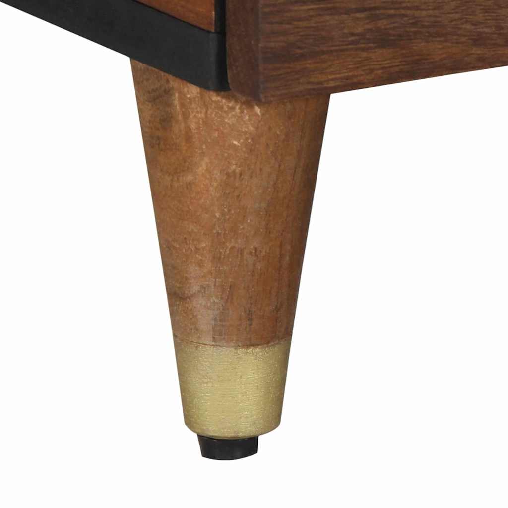 vidaXL Τραπεζάκι σαλονιού καφέ μελί 80 x 50 x 40 cm Μασίφ ξύλο μάνγκο