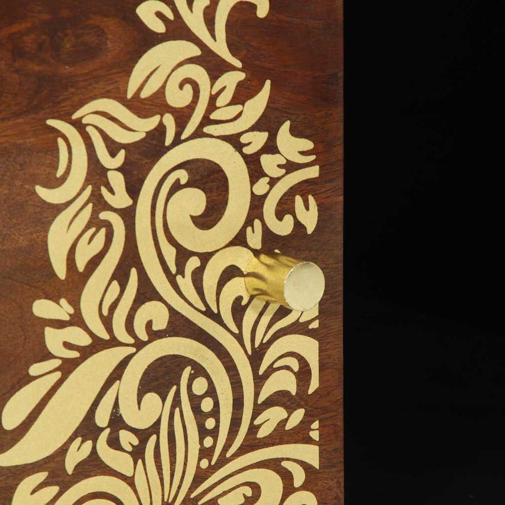 vidaXL Τραπεζάκι σαλονιού καφέ μελί 100 x 54 x 40 εκ Μασίφ ξύλο μάνγκο