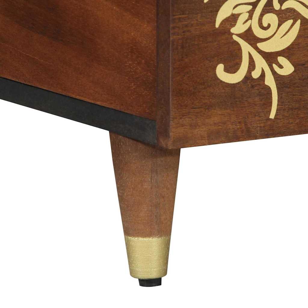 vidaXL Τραπεζάκι σαλονιού καφέ μελί 100 x 54 x 40 εκ Μασίφ ξύλο μάνγκο