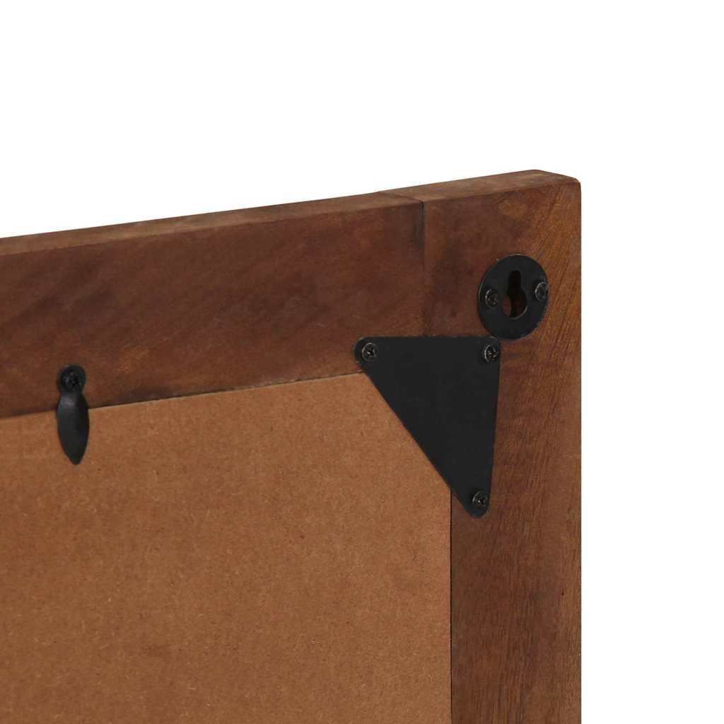 vidaXL Καθρέφτης Μπάνιου με καθρέφτη Γκρι και Ασημί 50 x 70 x 3 εκ