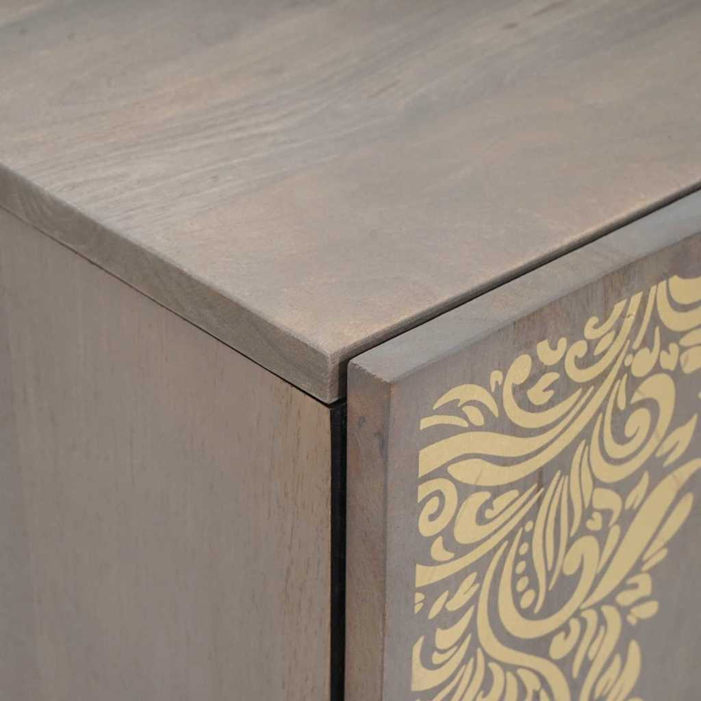 vidaXL Ντουλάπι νιπτήρα μπάνιου με αποθήκευση Γκρι 62 x 33 x 58 εκ.