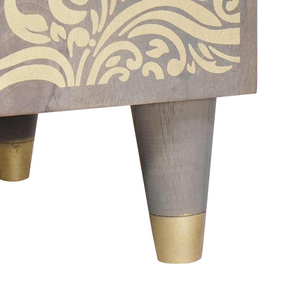 vidaXL Ντουλάπα Νιπτήρα Mπάνιου με ράφι με πόρτα Γκρι 38 x 33 x 58 εκ.