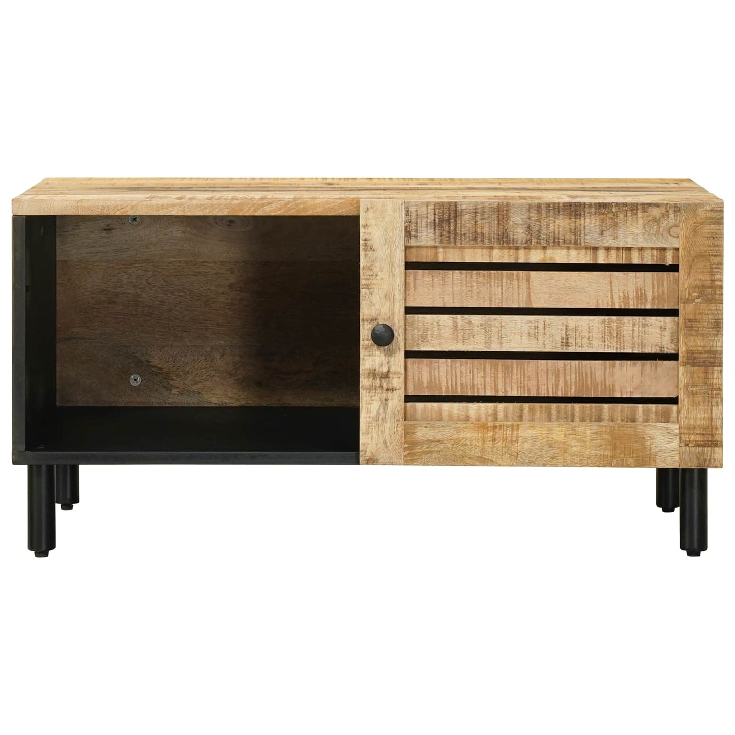 vidaXL Τραπεζάκι σαλονιού Φυσικό 80 x 50 x 40 cm Στερεό ξύλο μάνγκο