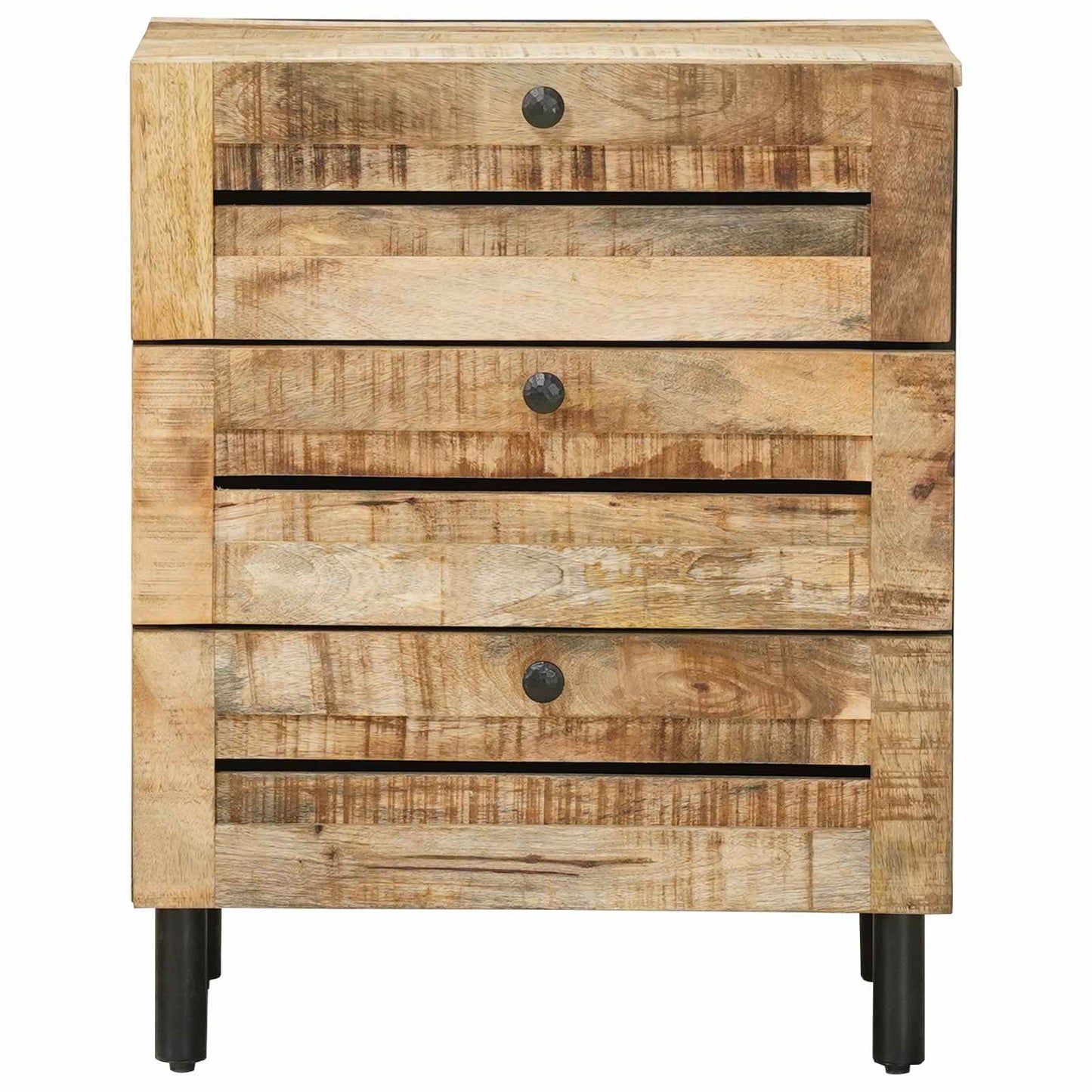 vidaXL Κομοδίνο Φυσικό 50 x 33 x 62 εκ. Στερεό ξύλο μάνγκο