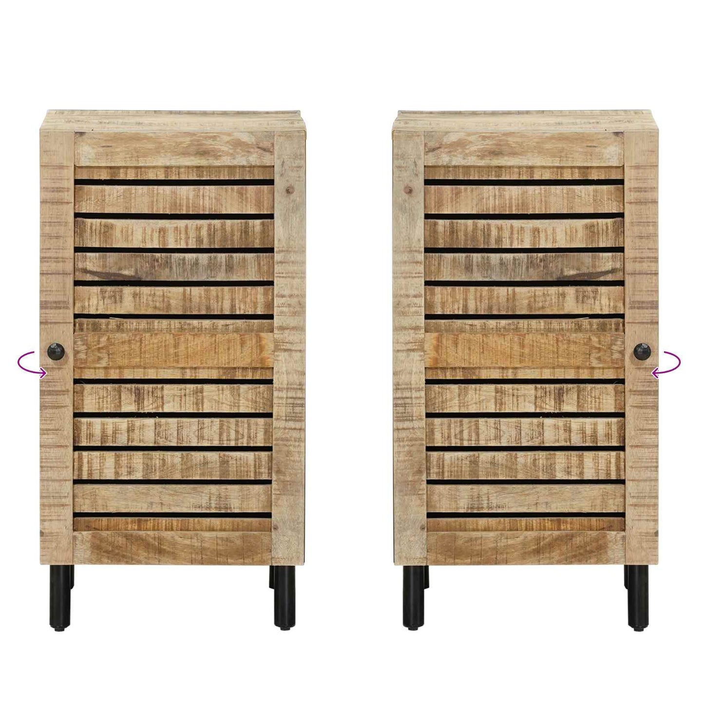 vidaXL Ντουλάπι αποθήκευσης Φυσικό 40 x 33 x 75 εκ. Στερεό ξύλο μάνγκο