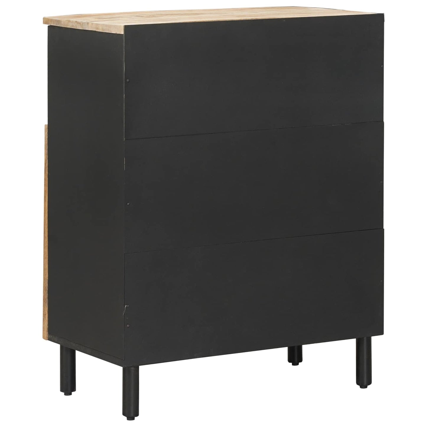 vidaXL Ντουλάπες Αποθήκευσης Φυσικό 60 x 33 x 75 cm Στερεό ξύλο μάνγκο