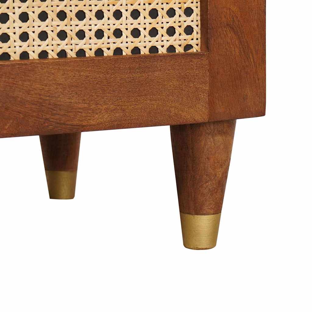 vidaXL Κομοδίνα με συρτάρι 2 pcs 40 x 33.5 x 46 εκ