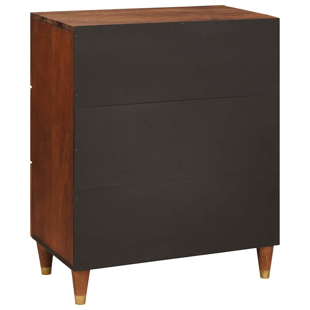 vidaXL Πλαϊνό γραφείο Καφέ 60 x 33 x 75 cm Στερεό ξύλο μάνγκο