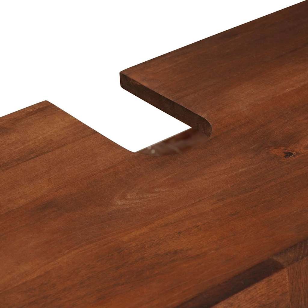 vidaXL Ντουλάπι νιπτήρα Καφέ 62 x 33 x 58 εκ. Επεξεργασμένο ξύλο