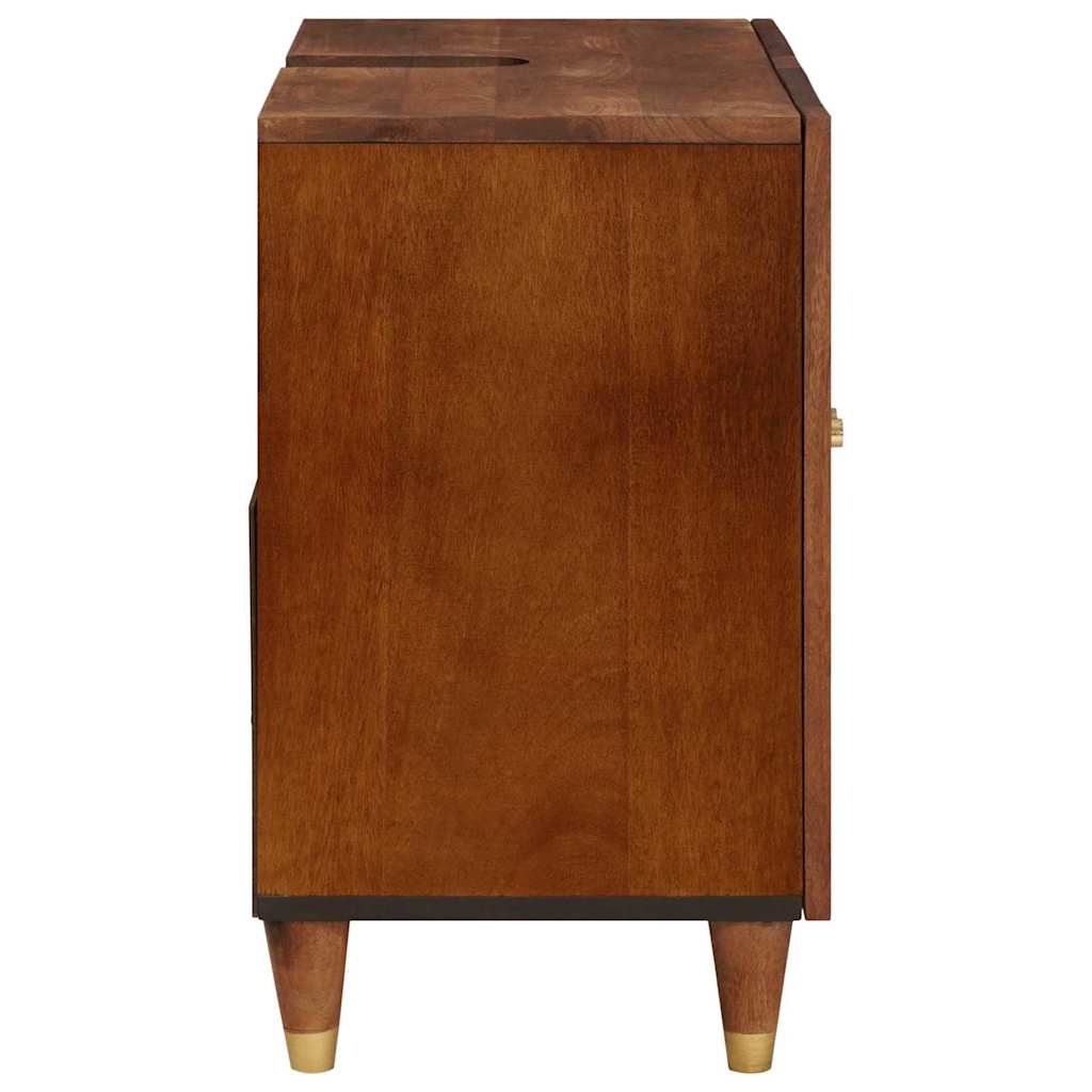vidaXL Ντουλάπι νιπτήρα Καφέ 62 x 33 x 58 εκ. Επεξεργασμένο ξύλο