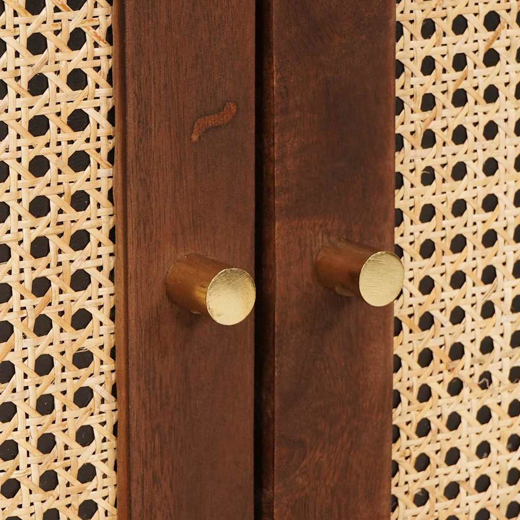 vidaXL Βοηθητικό ντουλάπι Καφέ 60 x 33,5 x 75 εκ. Στερεό ξύλο μάνγκο