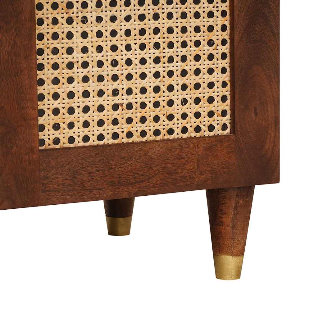 vidaXL Βοηθητικό ντουλάπι Καφέ 60 x 33,5 x 75 εκ. Στερεό ξύλο μάνγκο