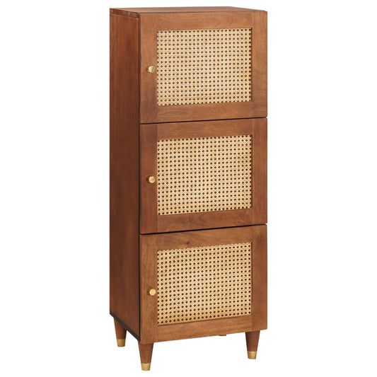 vidaXL Ψηλή Πολυθρόνα Καφέ 40 x 33,5 x 110 εκ Στερεό ξύλο μάνγκο