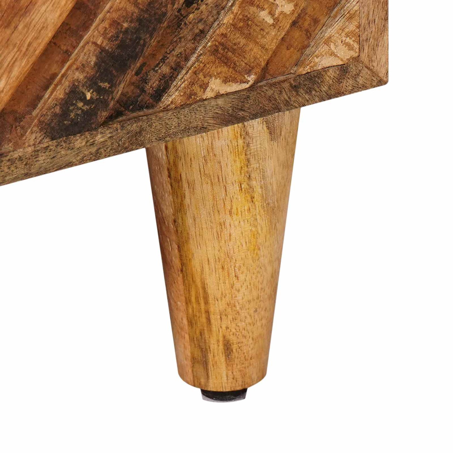vidaXL Κομοδίνο Καφέ 40 x 33,5 x 46 εκ Στερεό ξύλο μάνγκο