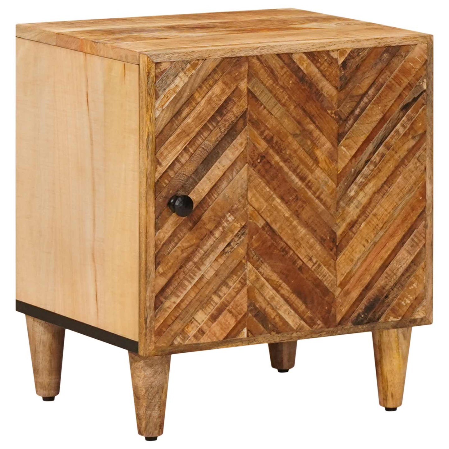 vidaXL Κομοδίνο Καφέ 40 x 33,5 x 46 εκ Στερεό ξύλο μάνγκο