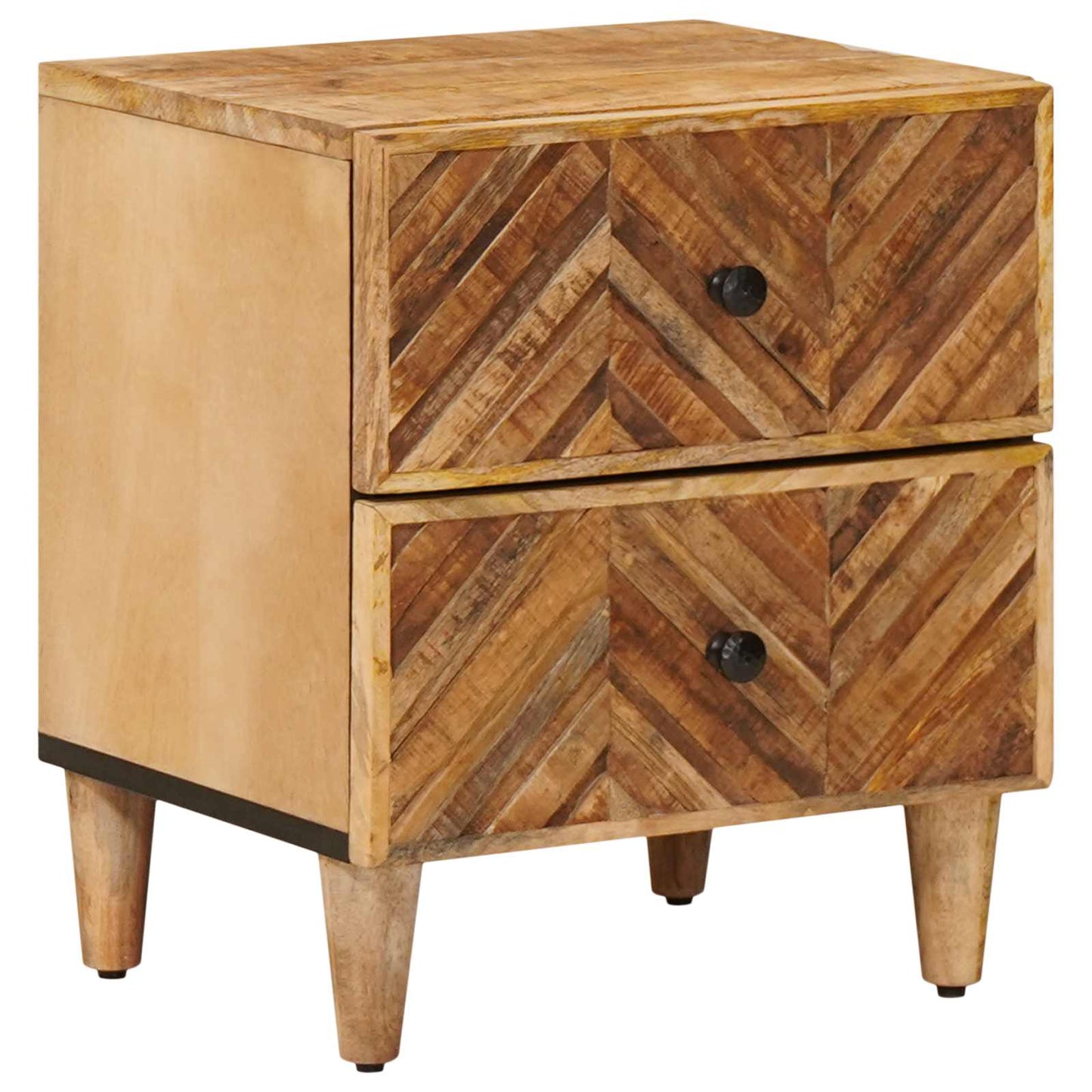 vidaXL Κομοδίνο Καφέ 40 x 33 x 46 cm Στερεό ξύλο μάνγκο
