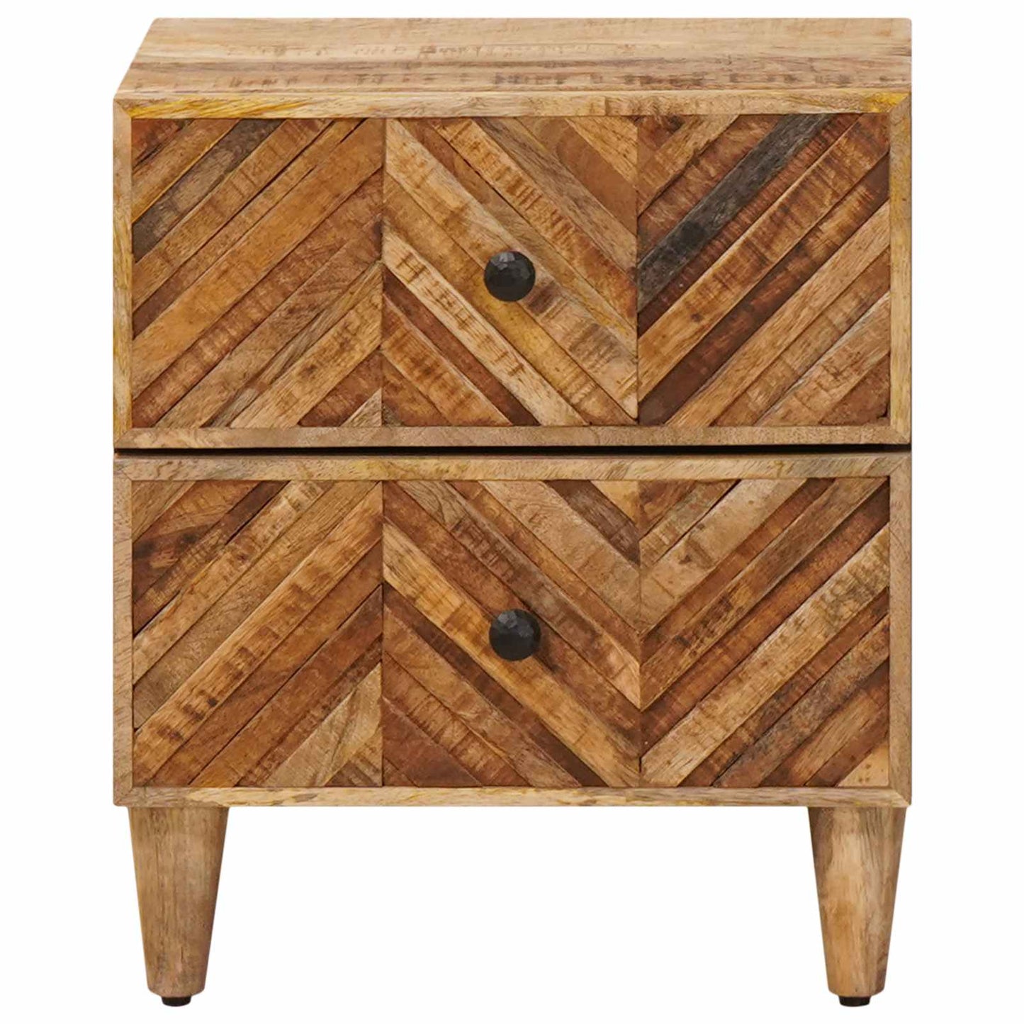 vidaXL Κομοδίνο Καφέ 40 x 33 x 46 cm Στερεό ξύλο μάνγκο
