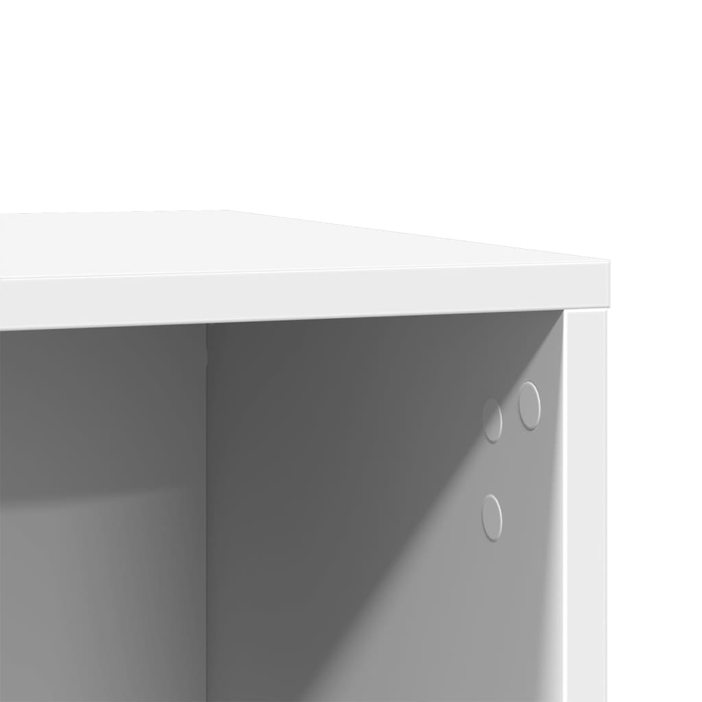 vidaXL Τουαλέτα Γάτας Περίφραξη Λευκό 80x50x45 εκ. Επεξεργασμ. Ξύλο