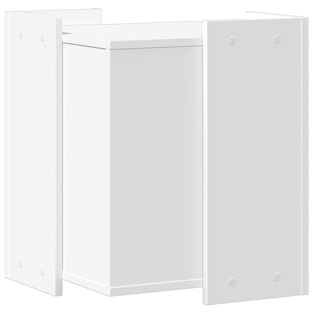 vidaXL Τουαλέτα Γάτας Περίφραξη Λευκό 42x42x51 εκ. Επεξεργασμ. Ξύλο