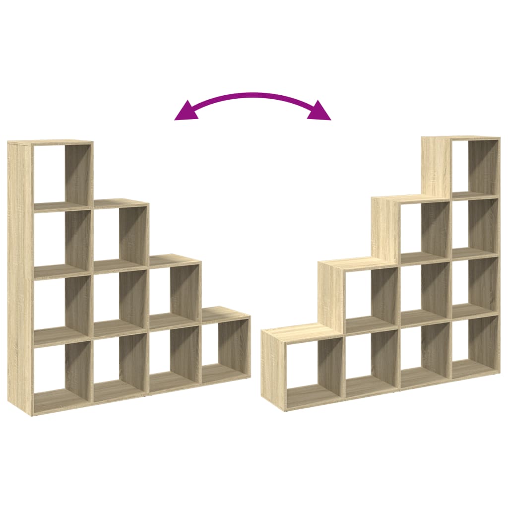 vidaXL Βιβλιοθήκη/Διαχωριστικό Χώρου 4 Επ. 131,5x29x131,5 εκ. Επ. Ξύλο