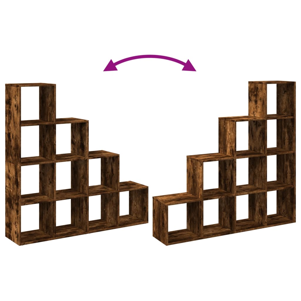 vidaXL Βιβλιοθήκη/Διαχωριστικό Χώρου 4 Επ. 131,5x29x131,5 εκ. Επ. Ξύλο