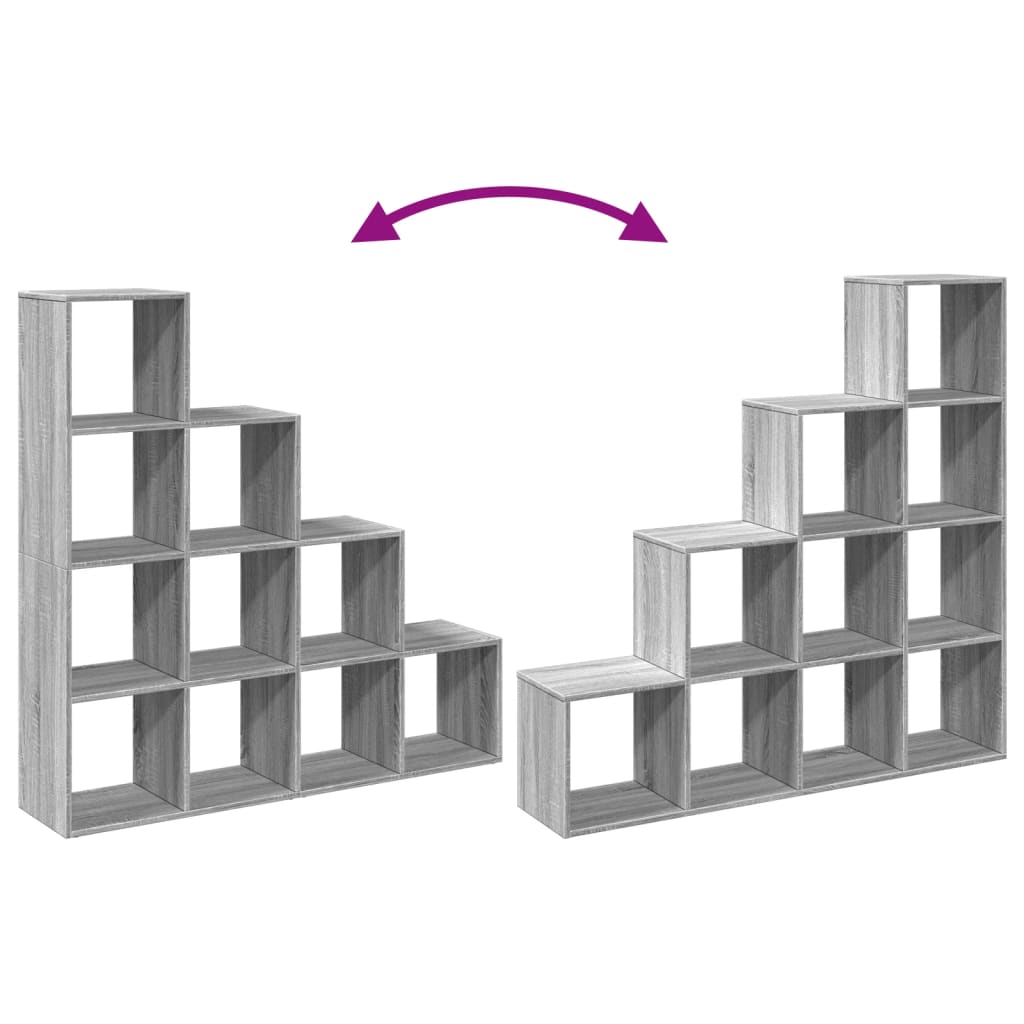 vidaXL Βιβλιοθήκη/Διαχωριστικό Χώρου 4 Επ. 131,5x29x131,5 εκ. Επ. Ξύλο