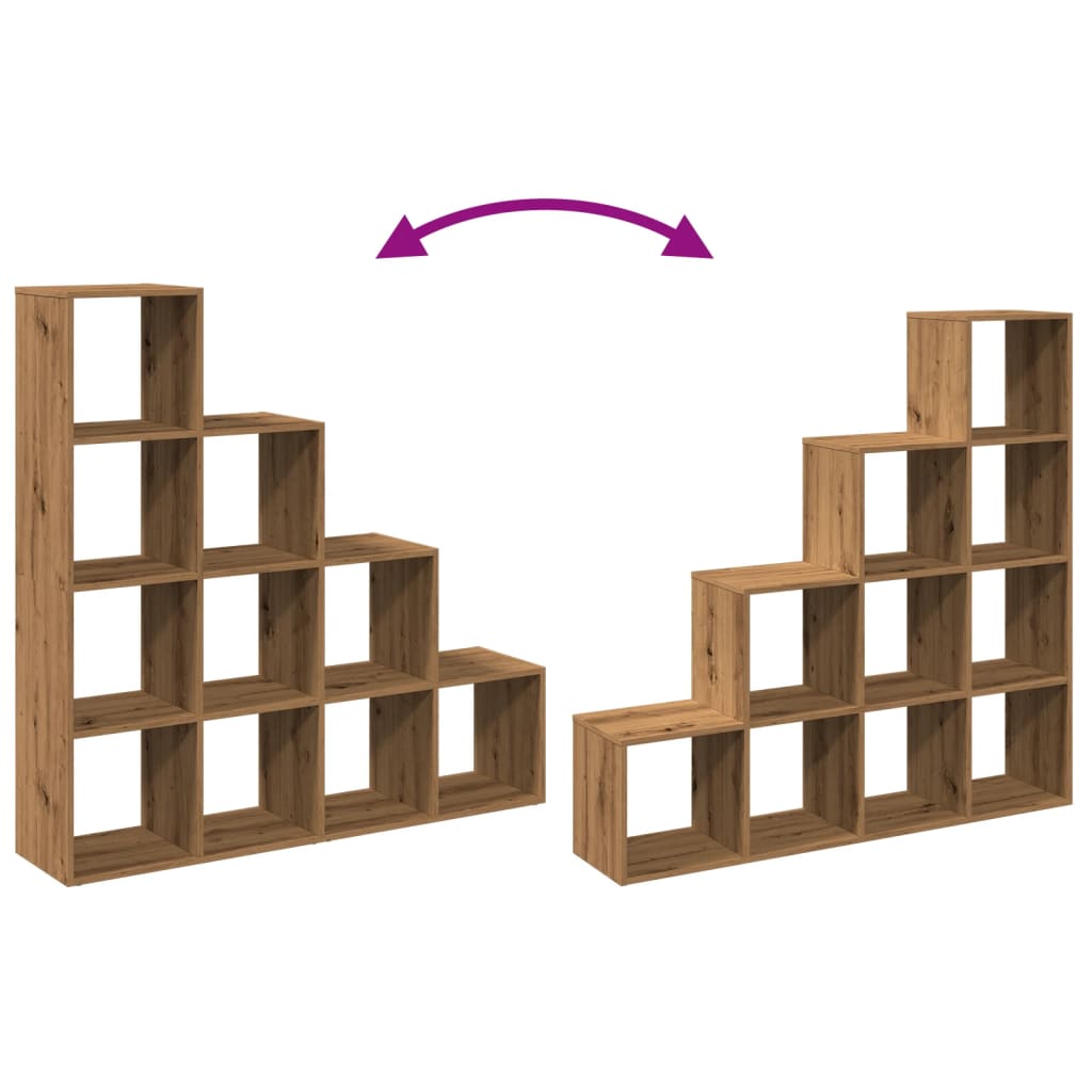 vidaXL Βιβλιοθήκη/Διαχωριστικό Χώρου 4 Επ. 131,5x29x131,5 εκ. Επ. Ξύλο