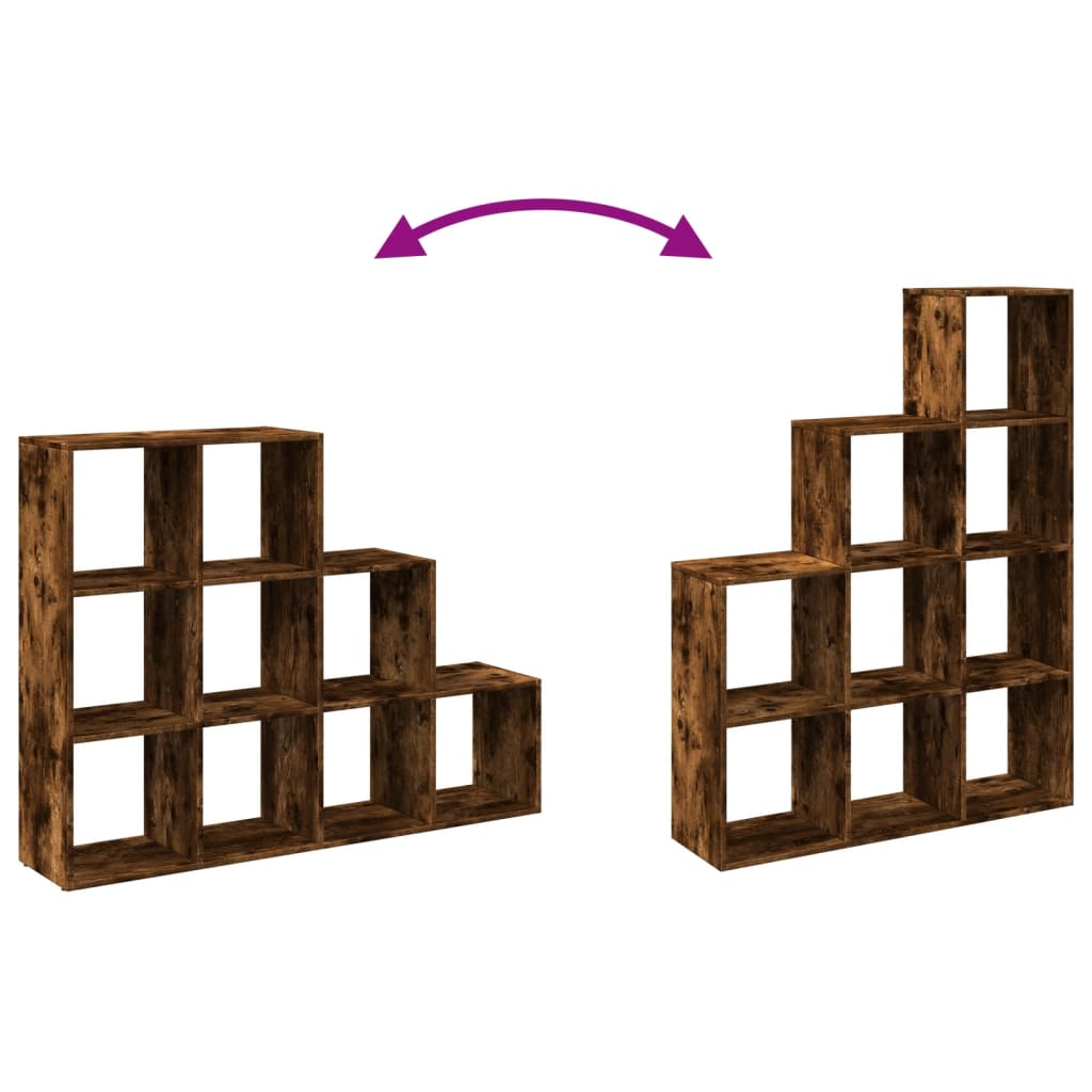 vidaXL Βιβλιοθήκη/Διαχωριστικό Χώρου 3 Επ. 137,5x29x103,5εκ. Επ. Ξύλο