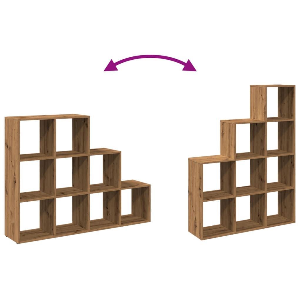 vidaXL Βιβλιοθήκη/Διαχωριστικό Χώρου 3 Επ. 137,5x29x103,5 εκ. Επ. Ξύλο
